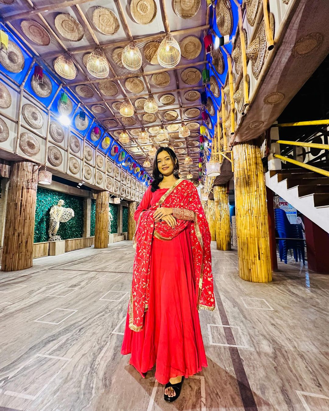 Nikkah Dress in Pishwas Frock Dupatta and Sharara Style | Desi wedding  dresses, Asian bridal dresses, Bridal dress fashion