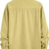 DEELMO Men’s Full Sleeve Corduroy Shirt