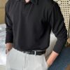Leriya Fashion Men's Lycra Blend Regular Fit Polo T-Shirt Plain & Versatile